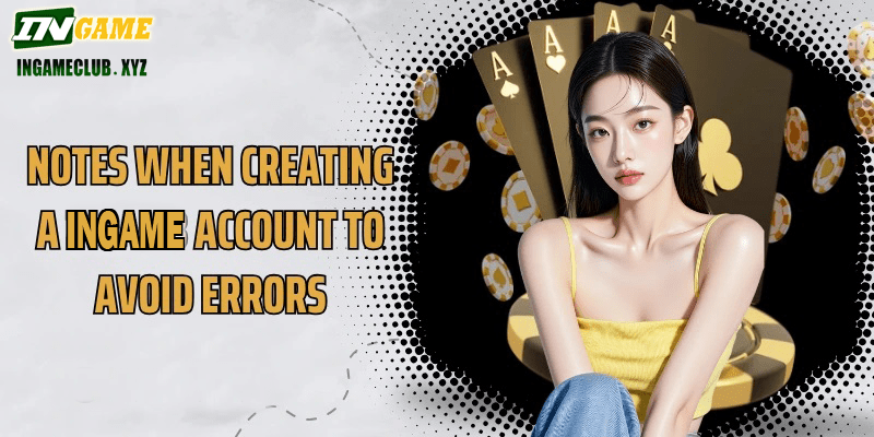 Notes when creating a WW5 account to avoid errors